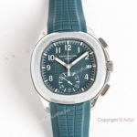 MMA Factory Patek Philippe Aquanaut Flyback Chronograph 7750 Watches New Sky Blue Dial